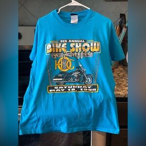 Vintage Motor Harley-Davidson Cycles 9th Annual Bike Show & Raffle 1996 T-Shirt
